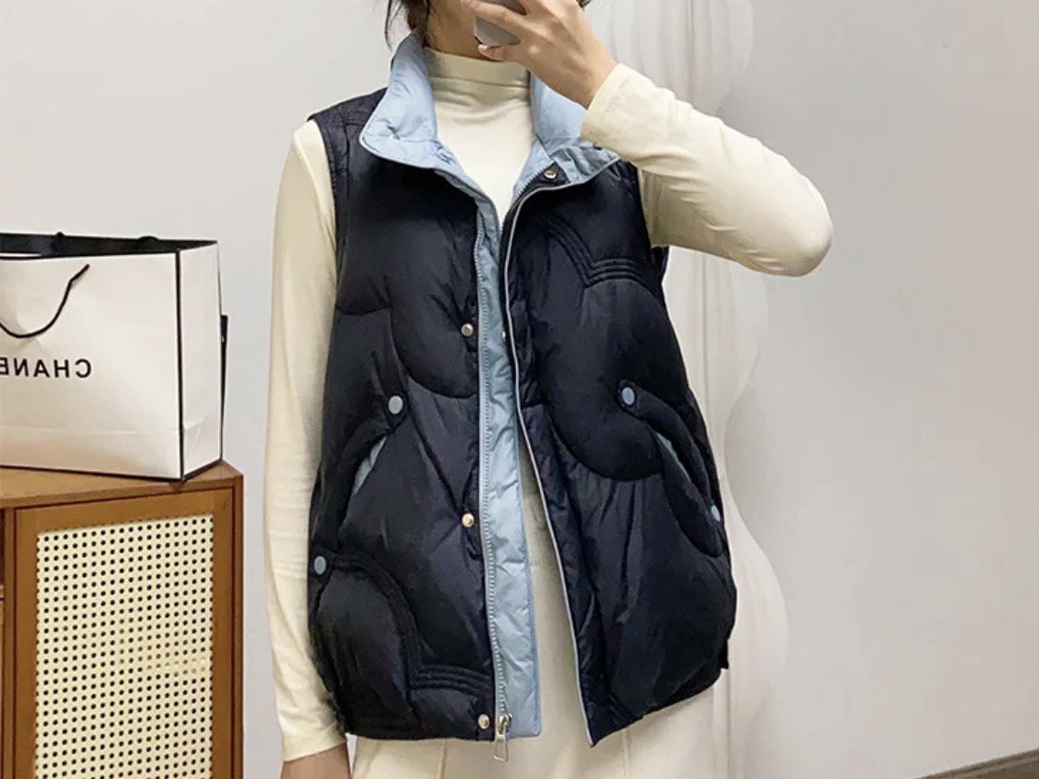 Light & Comfortable Women's Duck Down Vest - Perfect for All Seasons