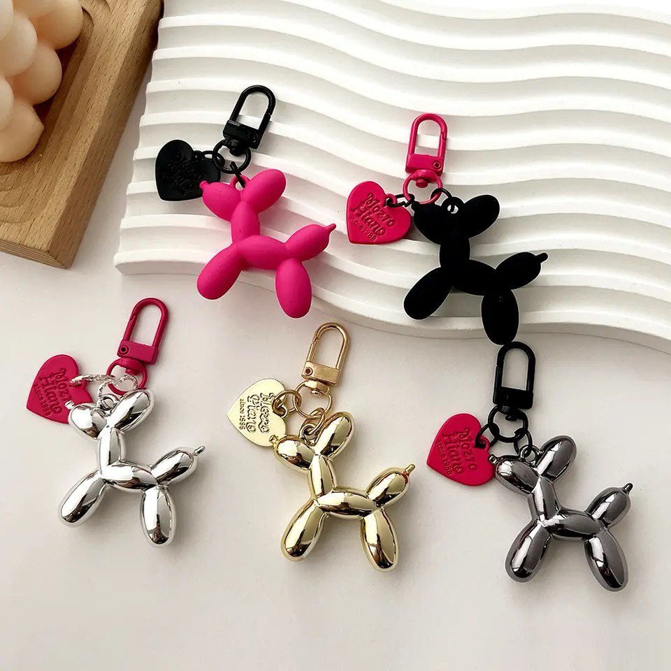 Perfect for Dog Lovers | Adorable Balloon Dog Keychain