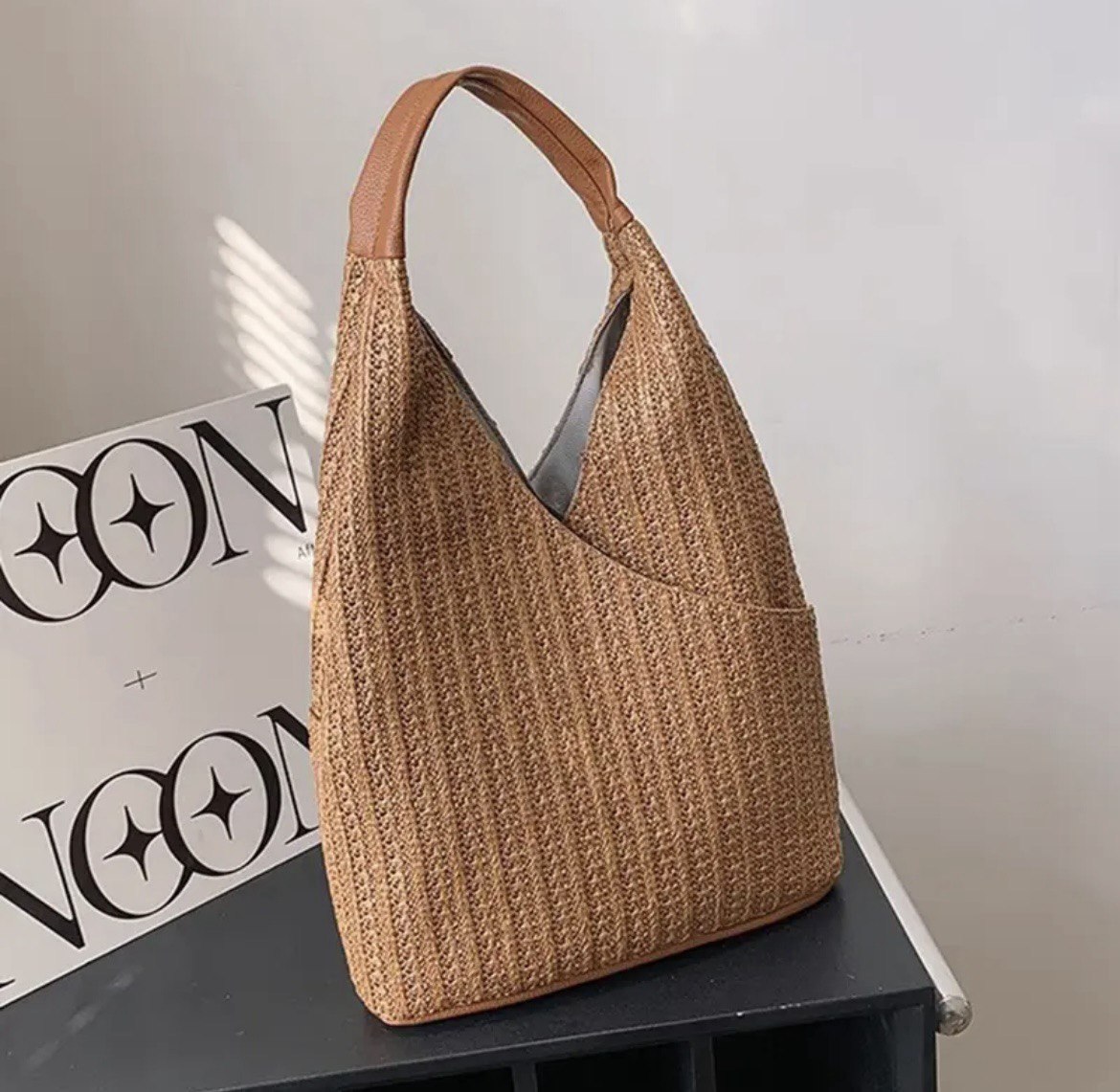 Strohtasche für Damen